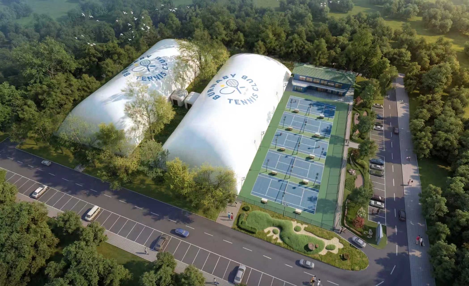 Concept art of the proposed second bubble facility