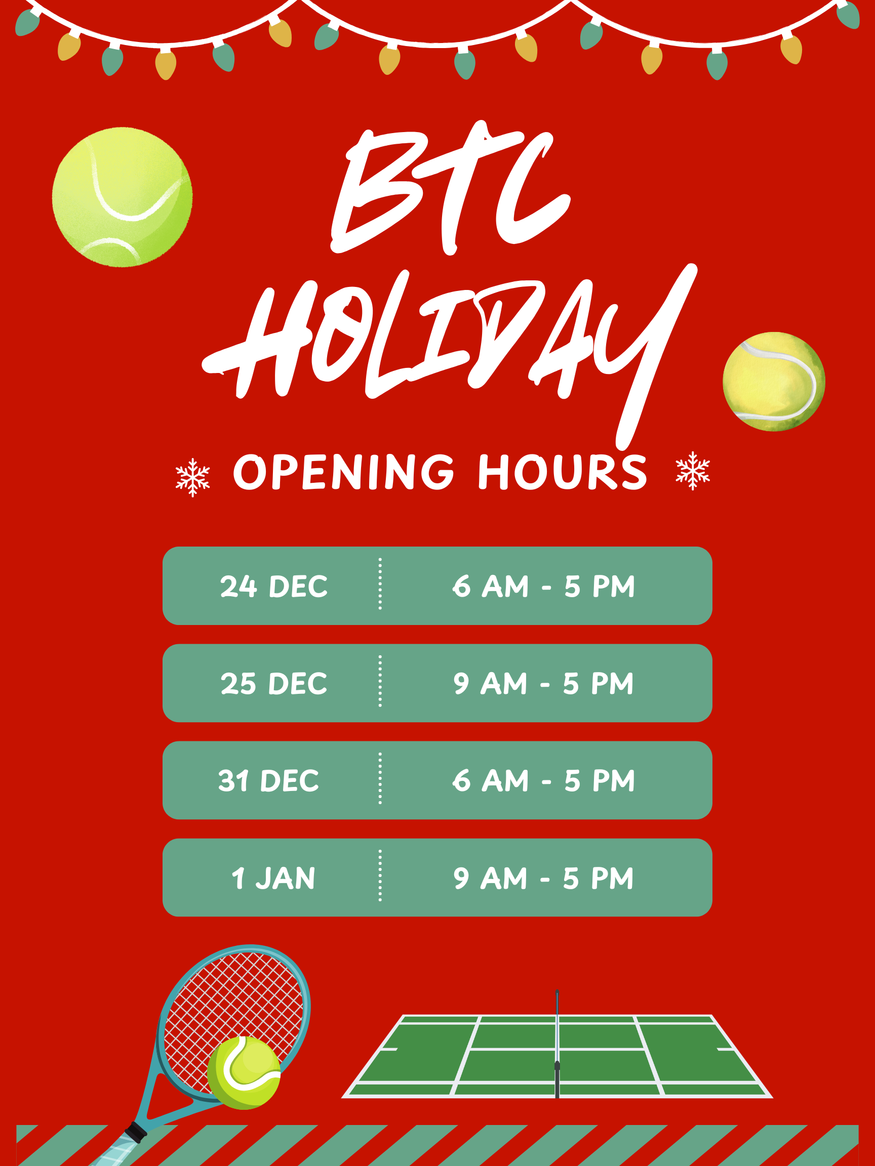 Holiday hours and closures
